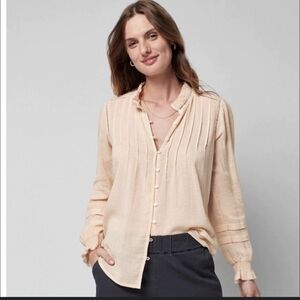 Faherty Willa Top, Organic Cotton Large